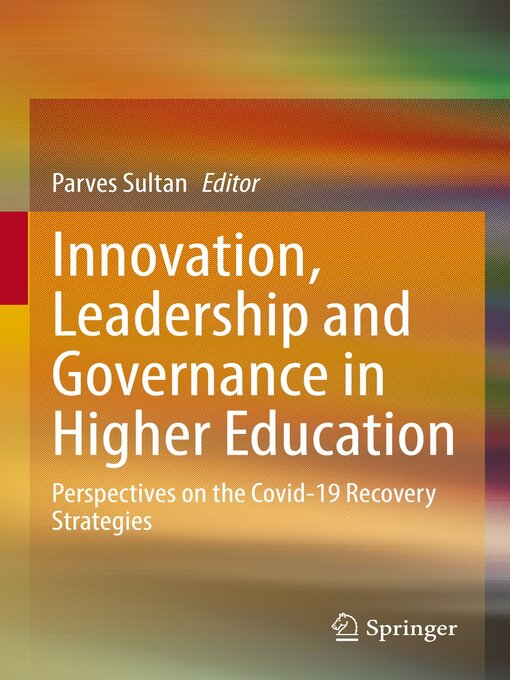 Title details for Innovation, Leadership and Governance in Higher Education by Parves Sultan - Available